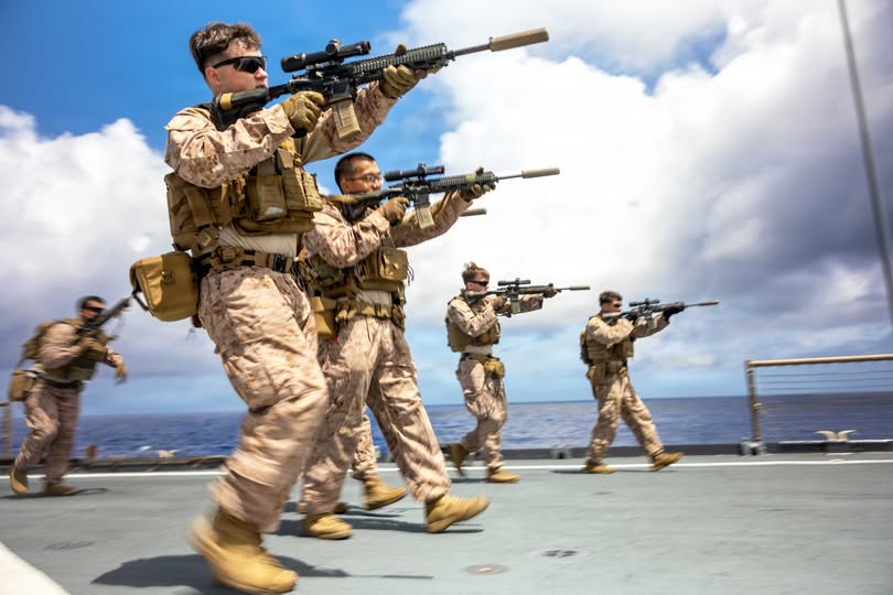 USS Comstock Training