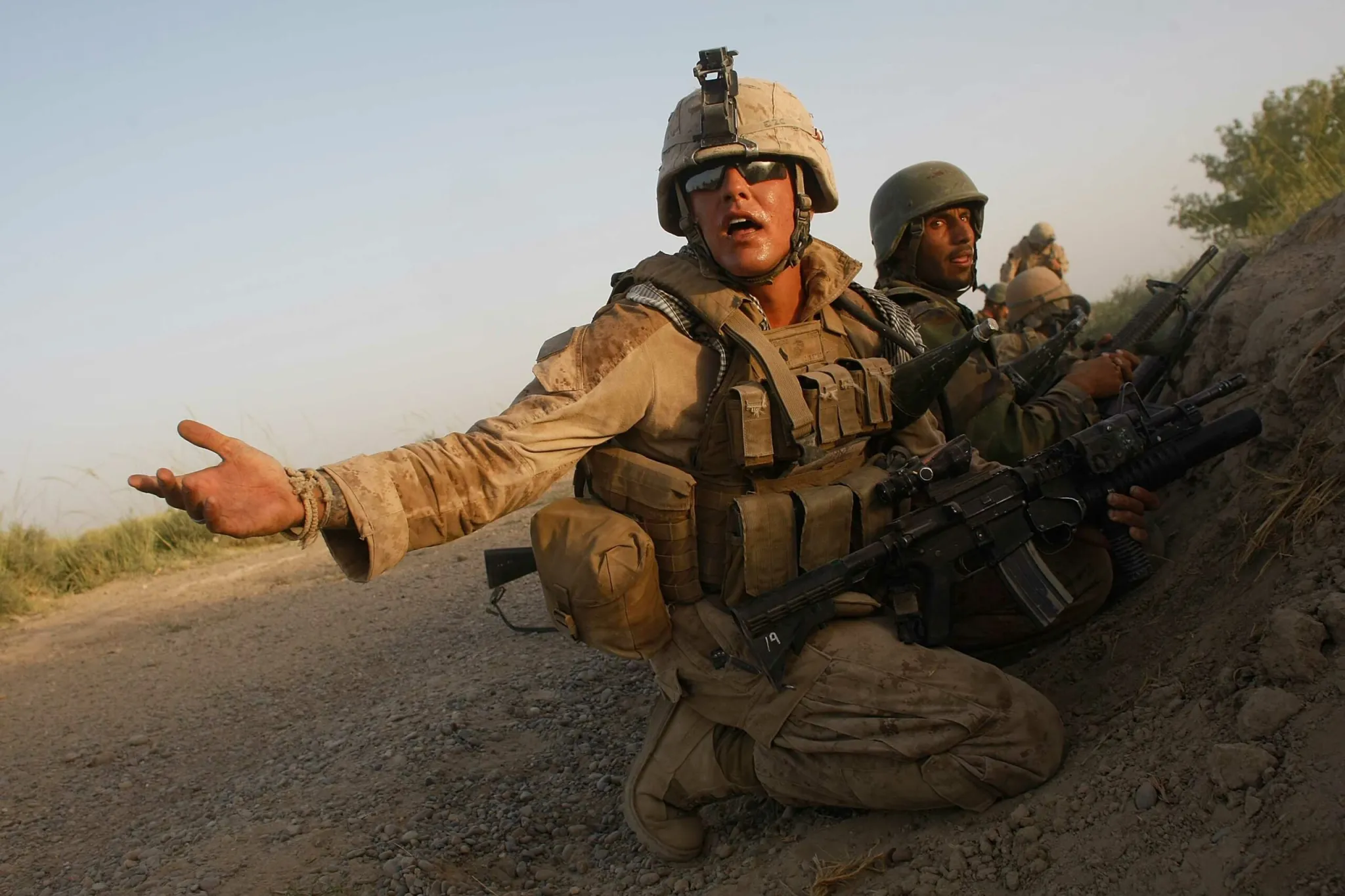 Combat shot