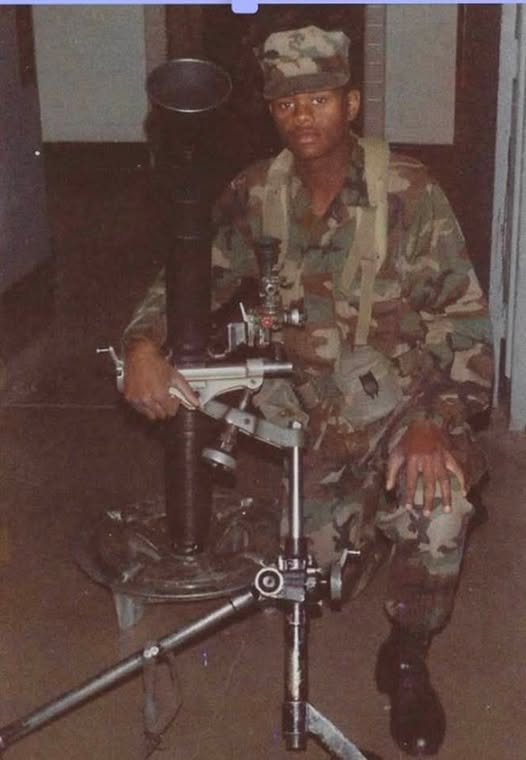Marine & his mortar