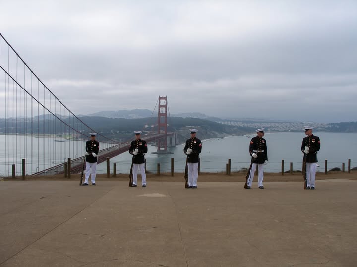 Silent Drill Team In San Franciso