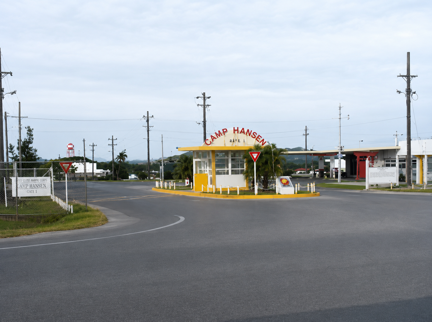 Camp Hanson Main Gate