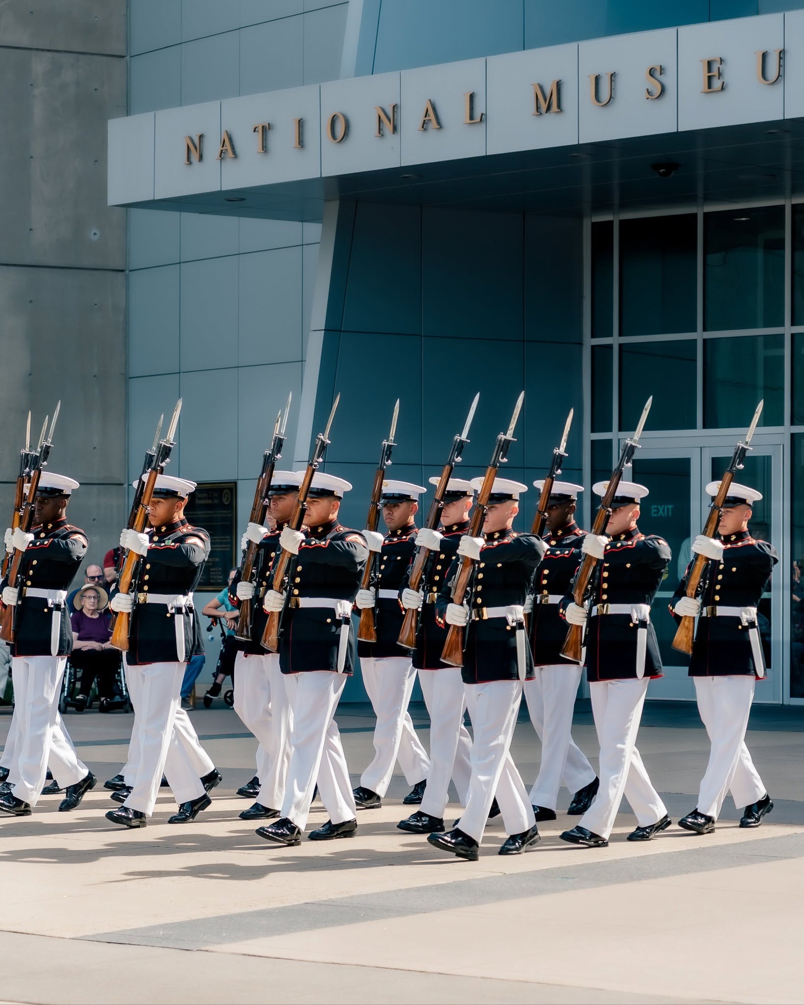 Silent Drill Team In Action