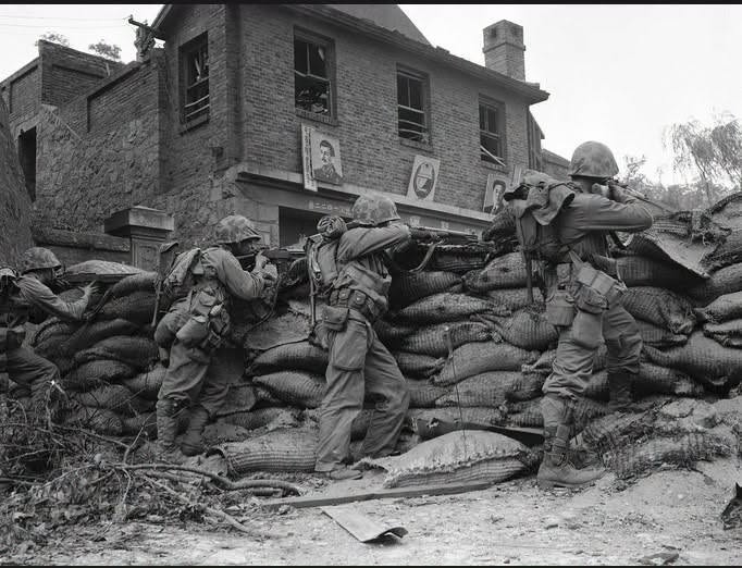Marines Clearing the Streets of Seoul — 1950