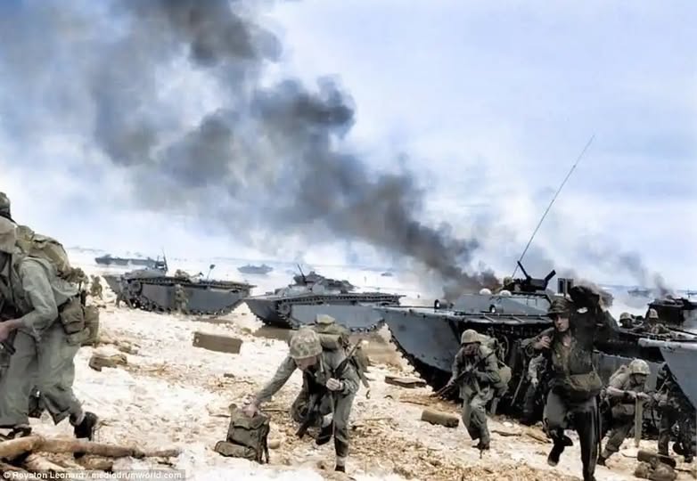 1st Marine Division Lands Under Fire on Peleliu — 1944