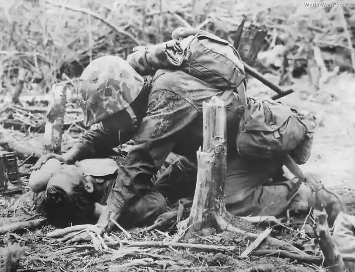 A Drink of Water for a Wounded Marine